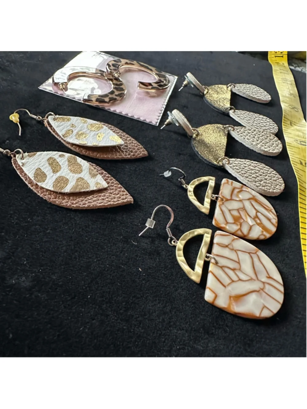 Set of 4 boutique earrings Summer